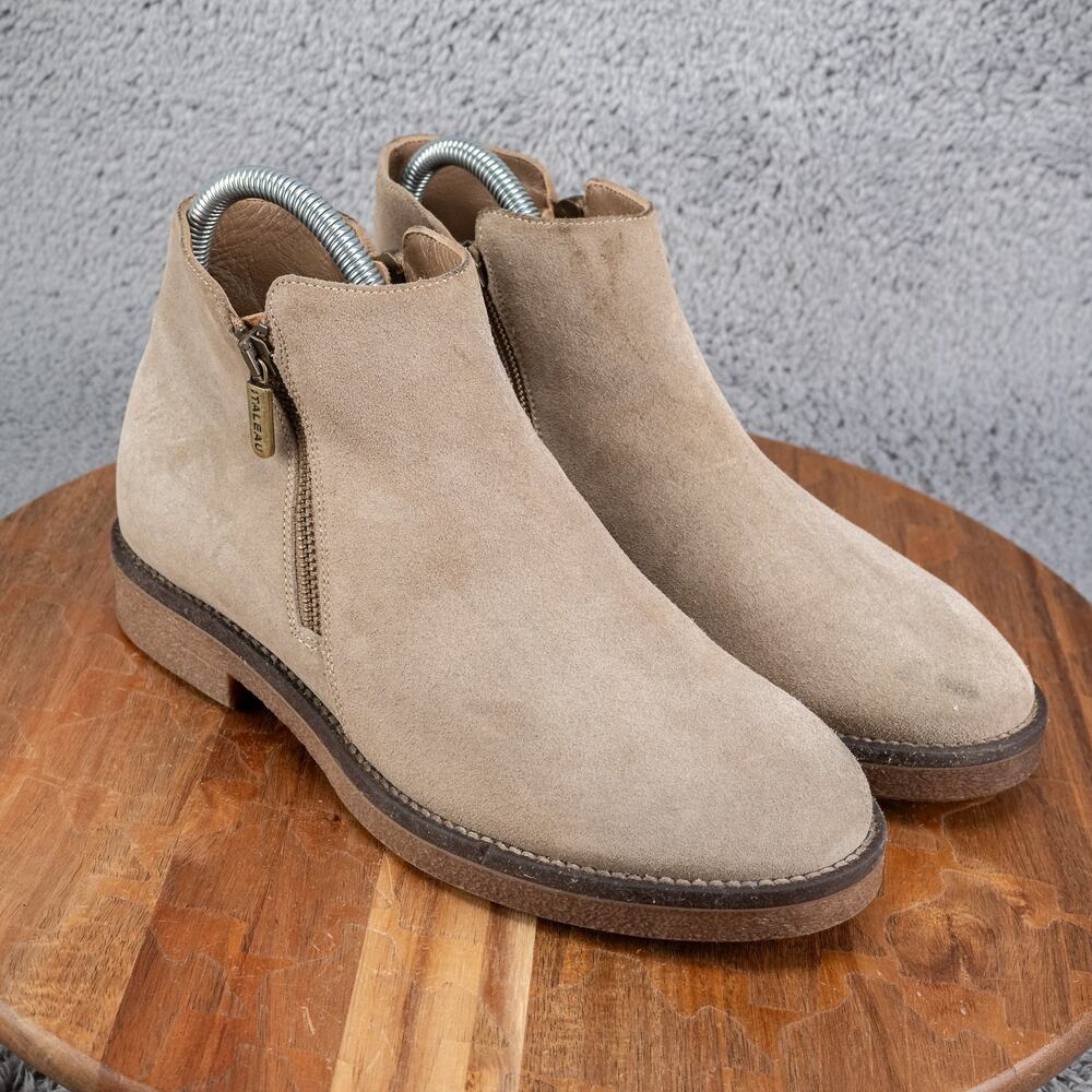 Italeau WATERPROOF FOLIANA‎  Chukka BOOTS Taupe Lovato Size 8
